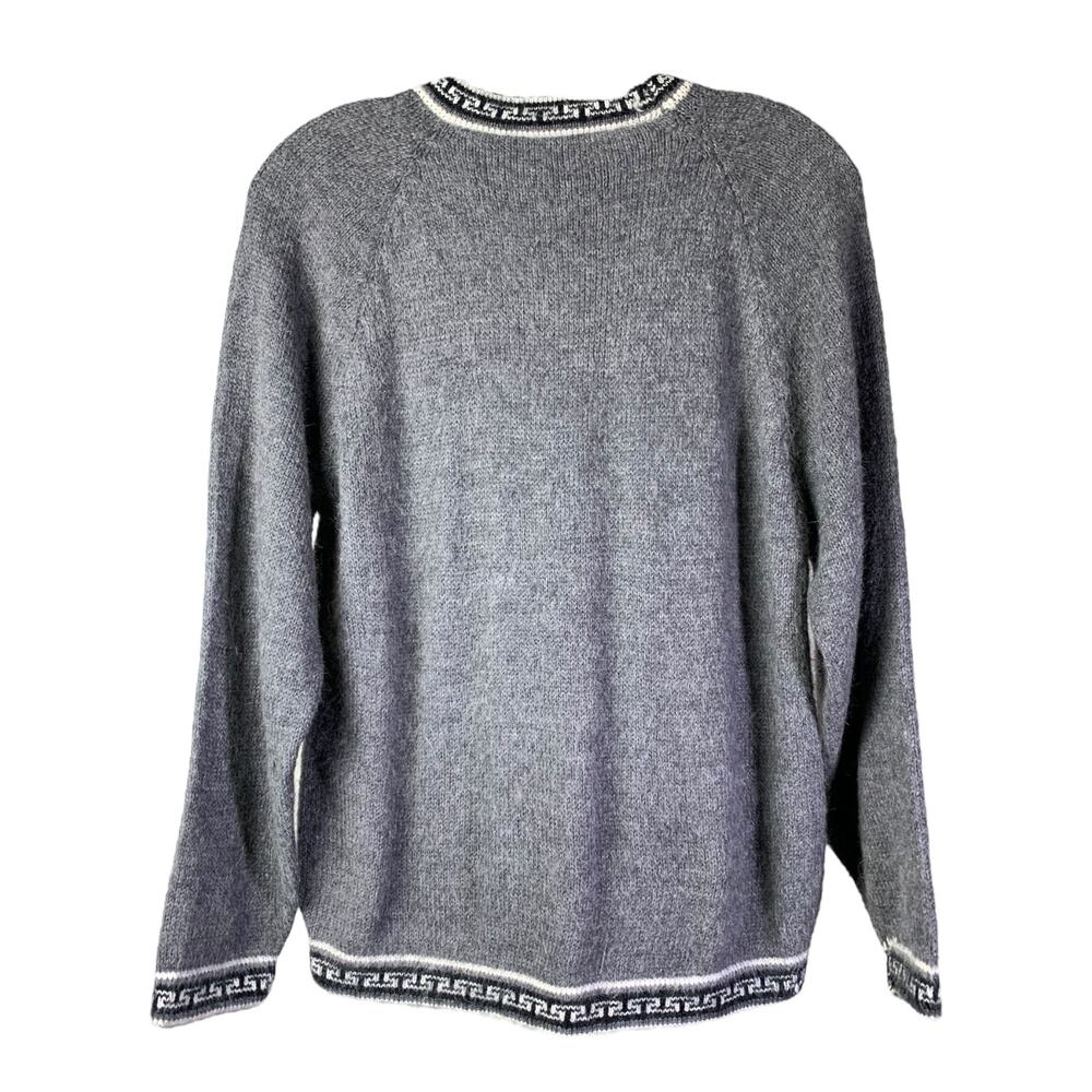 100% Alpaca Made in Peru Women's Hand Made Sweater Jumper Size S Pullover Soft - Picture 3 of 5